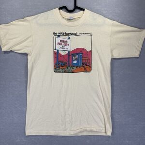 1986 Vintage The Neighborhood Jerry Van Amerongen White Shirt L Single Stitch